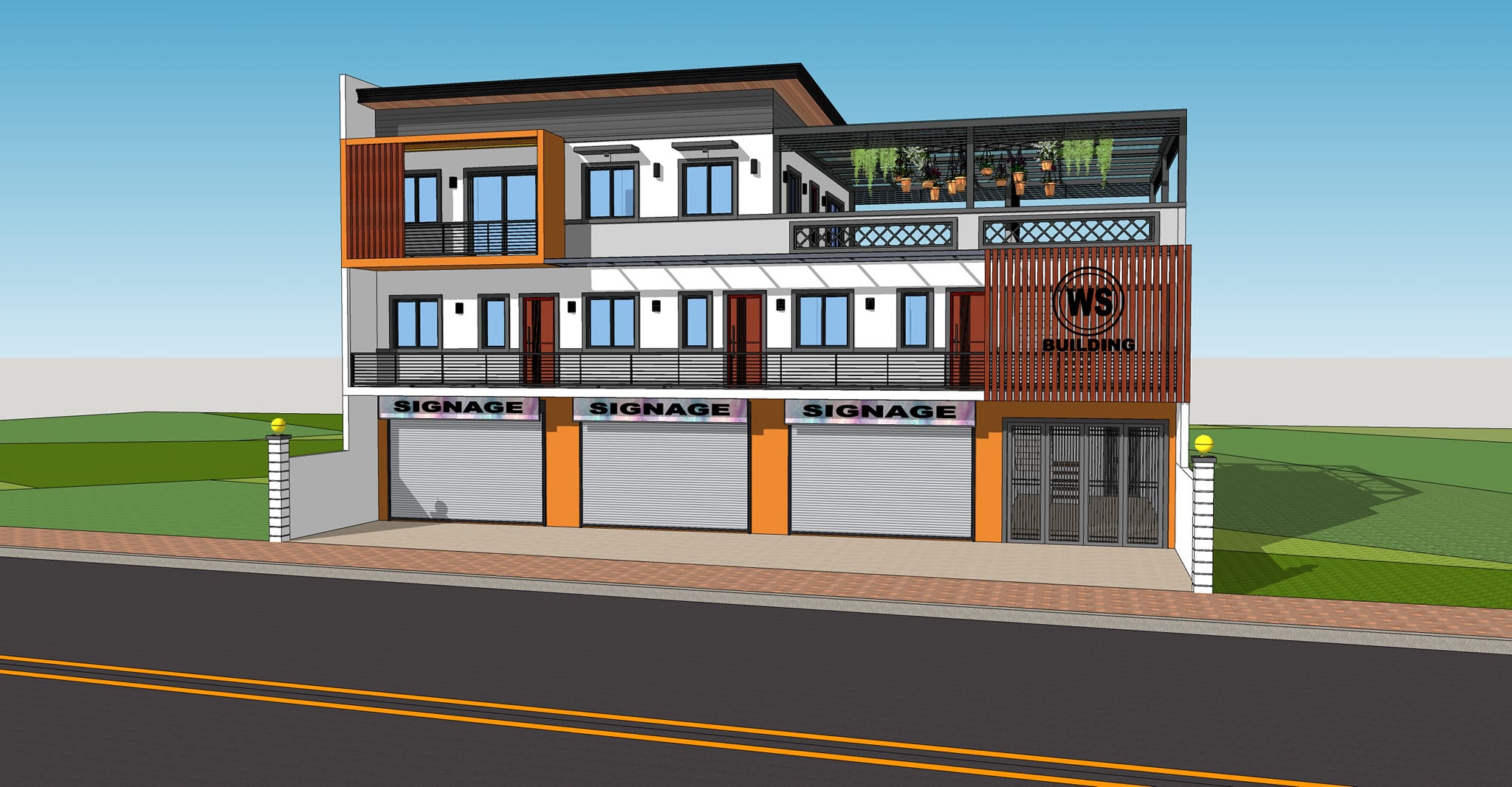 3 Storey Commercial Building Design 3 Storey Building Planned For