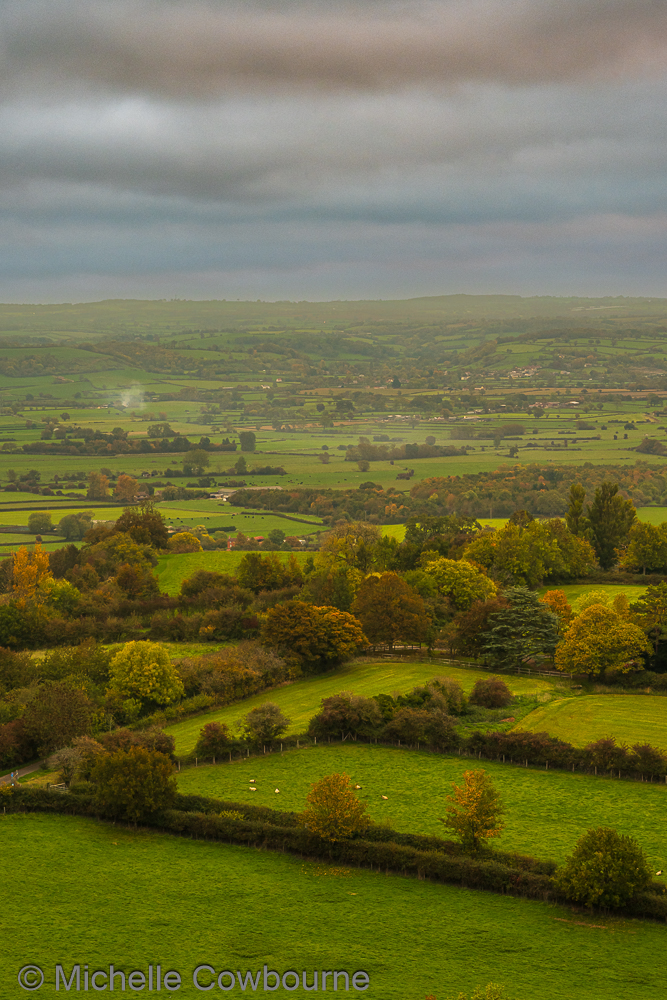 Visions - It was very grey this morning at sunrise here in Glastonbury ...