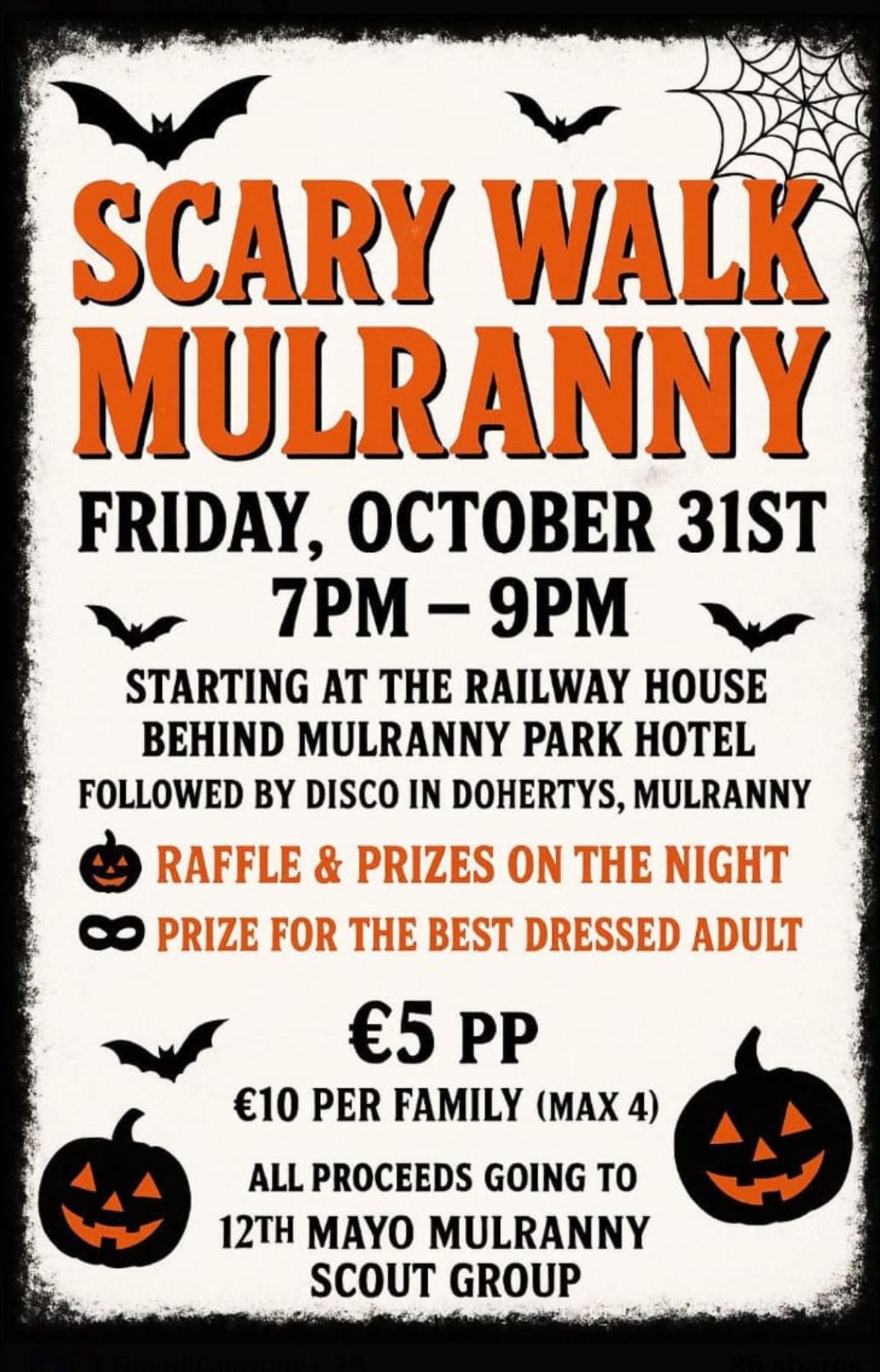 🎃👻 Scary Walk Mulranny –... - Ballycroy Community Council | Facebook