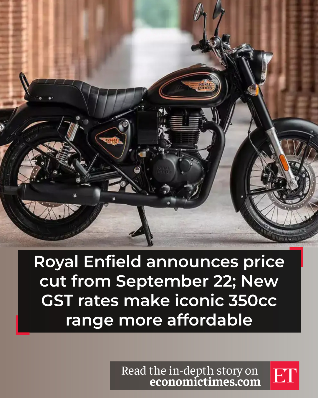 🏍️💸 Royal Enfield cuts prices on... - The Economic Times | Facebook
