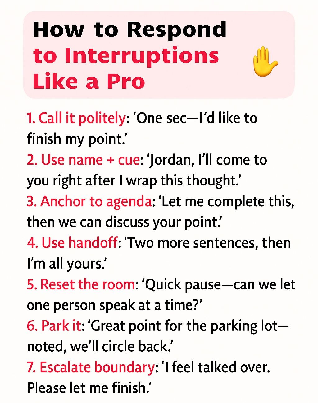 Learning - Ways to handle interruption 😤 | Facebook