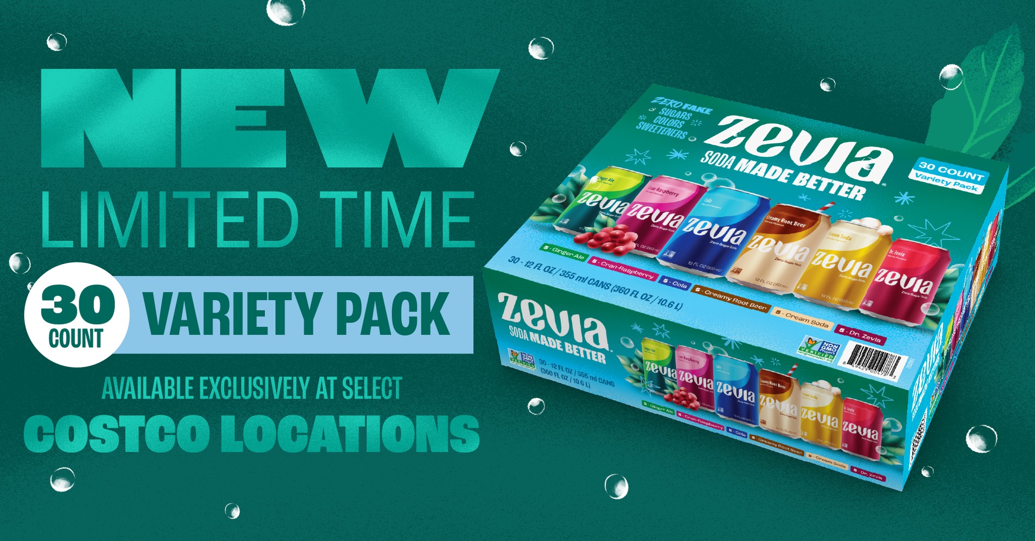 Zevia - Our new limited edition 30-can Variety Pack is officially