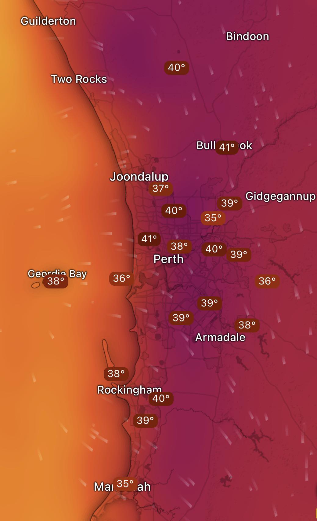 PERTH 🌡️ 🥵 🫠Current temperatures... - Perth Weather Live | Facebook