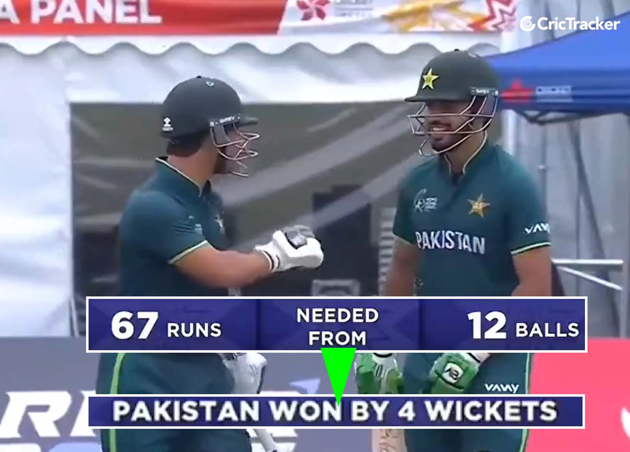 CricTracker - Pakistan chased 67 runs in just two overs... | Facebook