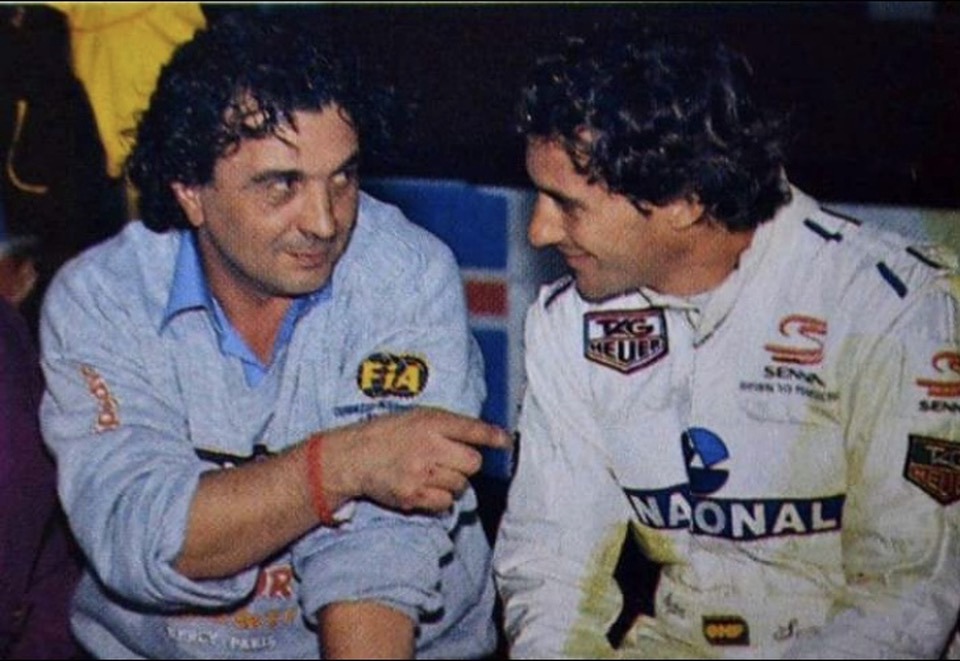 Kartosauri - -BERCY: AYRTON SENNA DA SILVA CON MAURO POZZI- Si ...