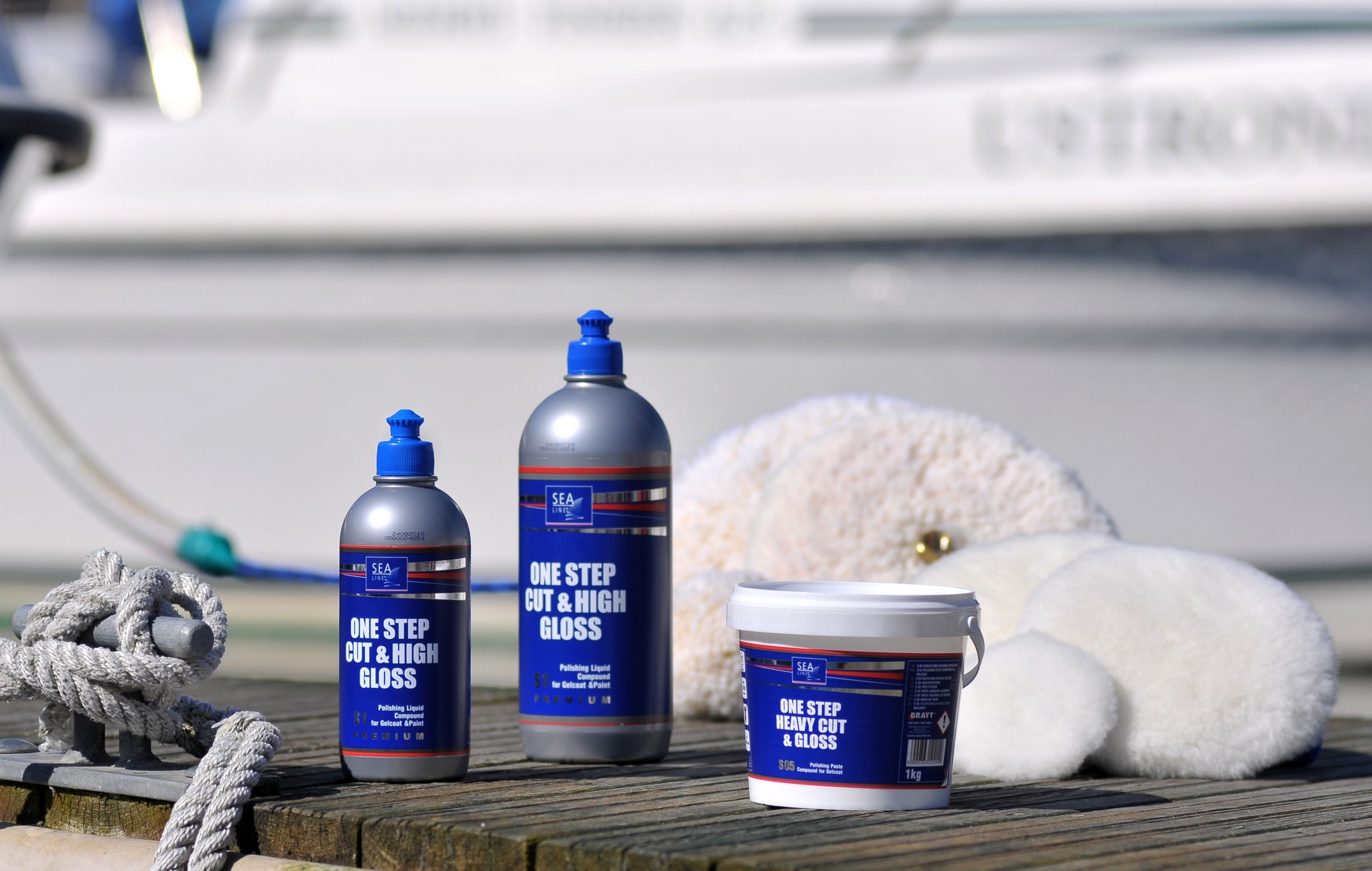 Sea-Line S0 Pâte à Polir Marine Professionnelle 1 Kg – Coupe Rapide & Brillance Moyenne