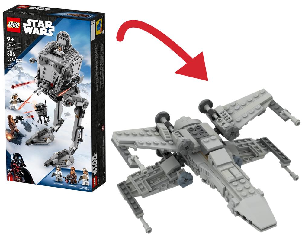 れいページ Hi! I've just finished an X-wing MOC built using only the parts