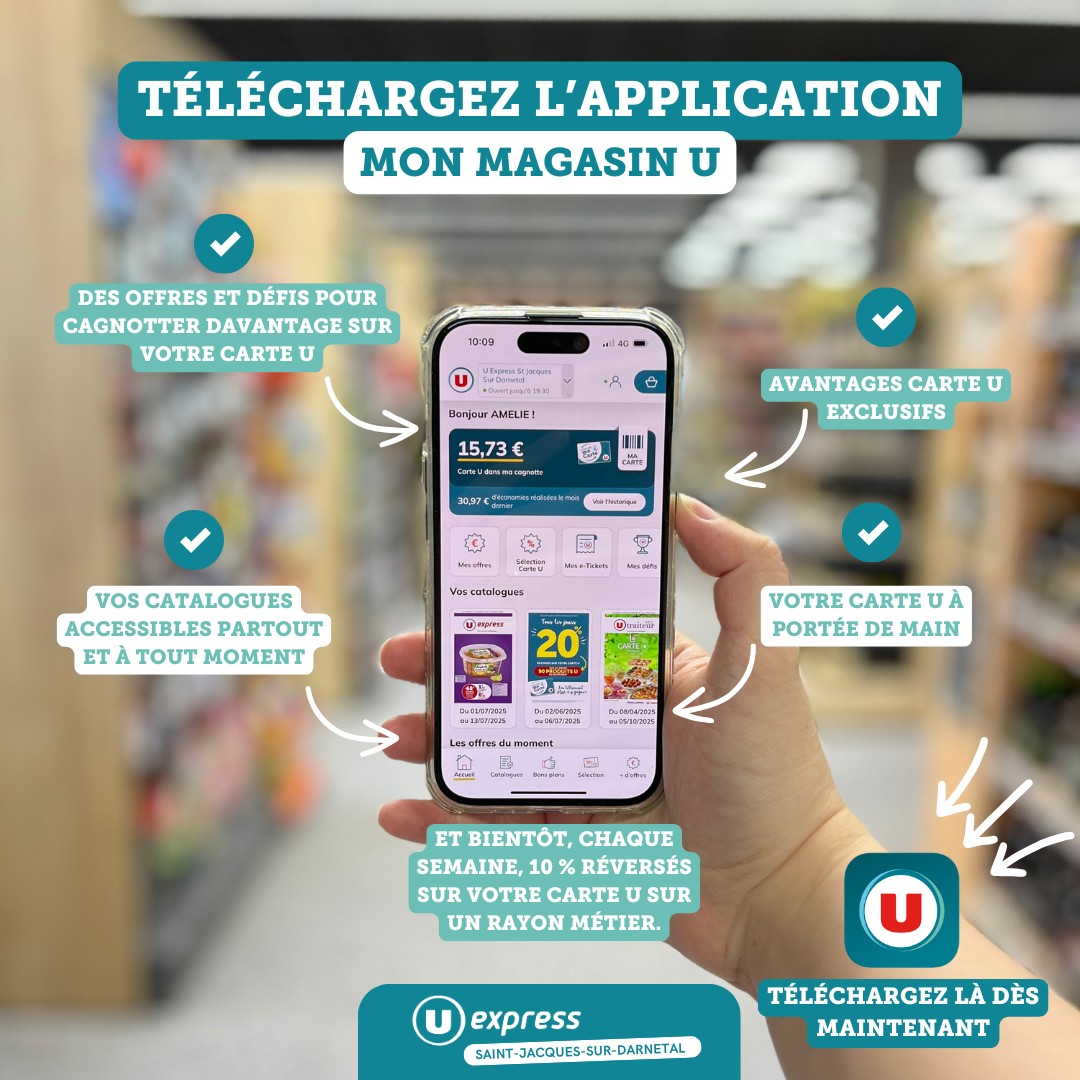 U Express - 📲 TÉLÉCHARGEZ L’APPLI MON MAGASIN U 📲 Et découvrez 5 bonnes ...