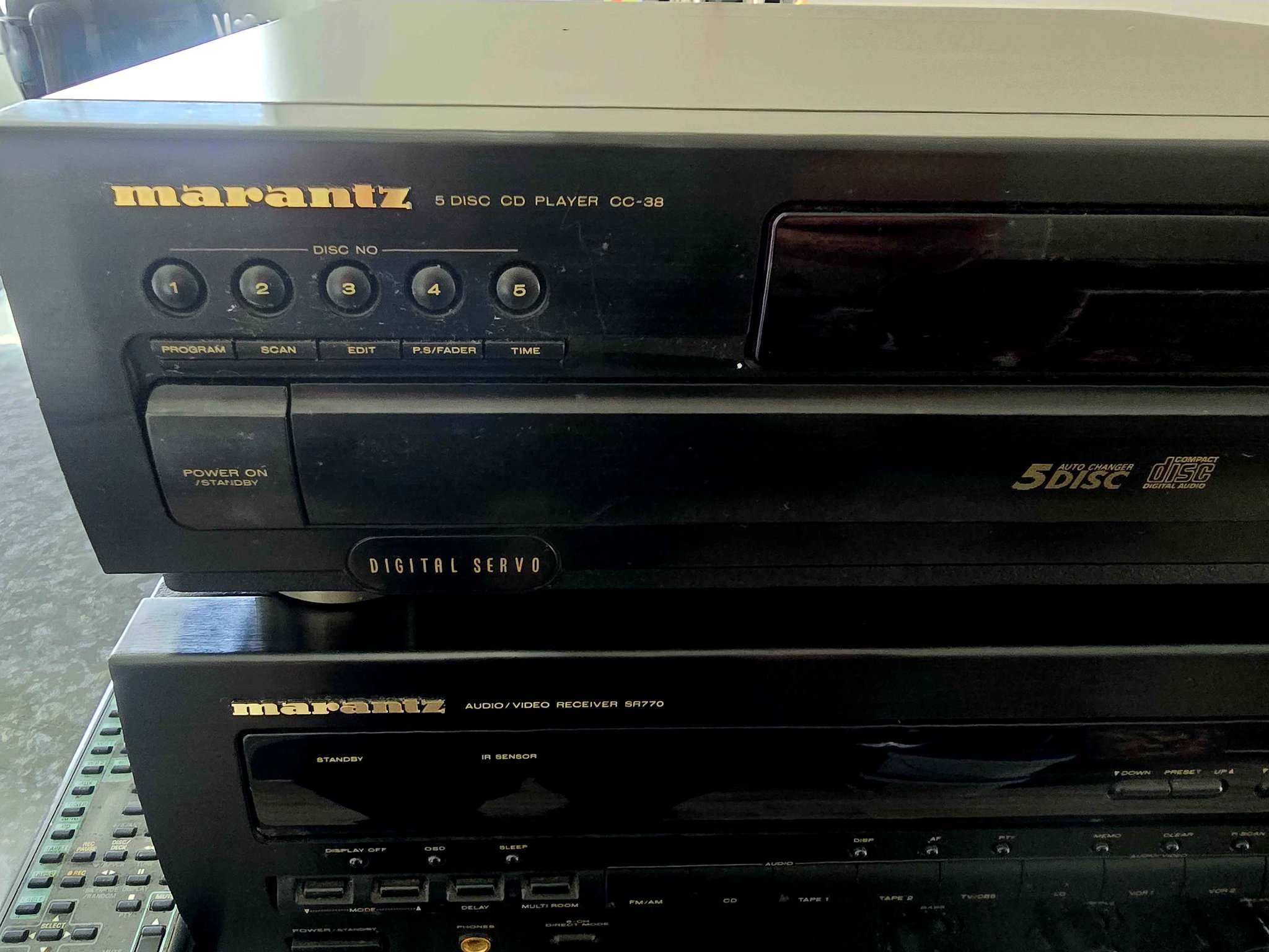 Marantz SR770 AV Receiver & CD Player CC-38 - Home Theater Systems ...