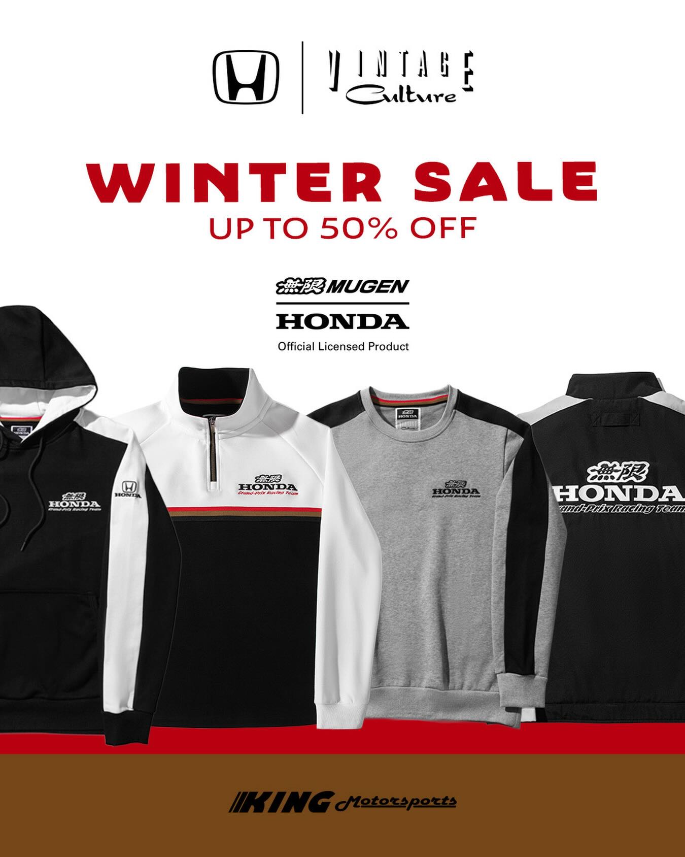 Winter Clearance: The Honda Vintage Culture x Mugen F1 Collection 