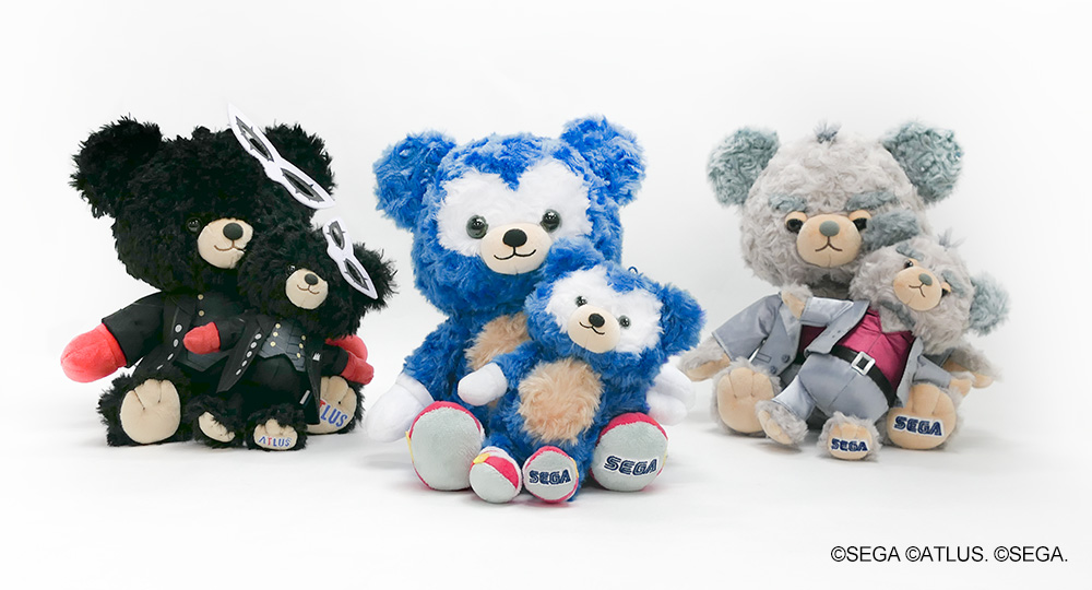 Sega's new Labbies collection features Persona 5 and Sonic teddy bears