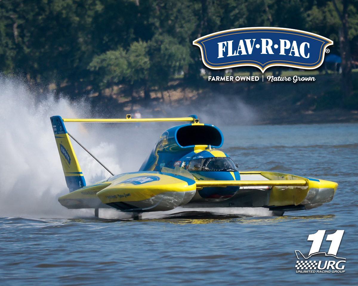 U-11 Flav-R-Pac hydroplane takes 2nd place in Madison Regatta heat