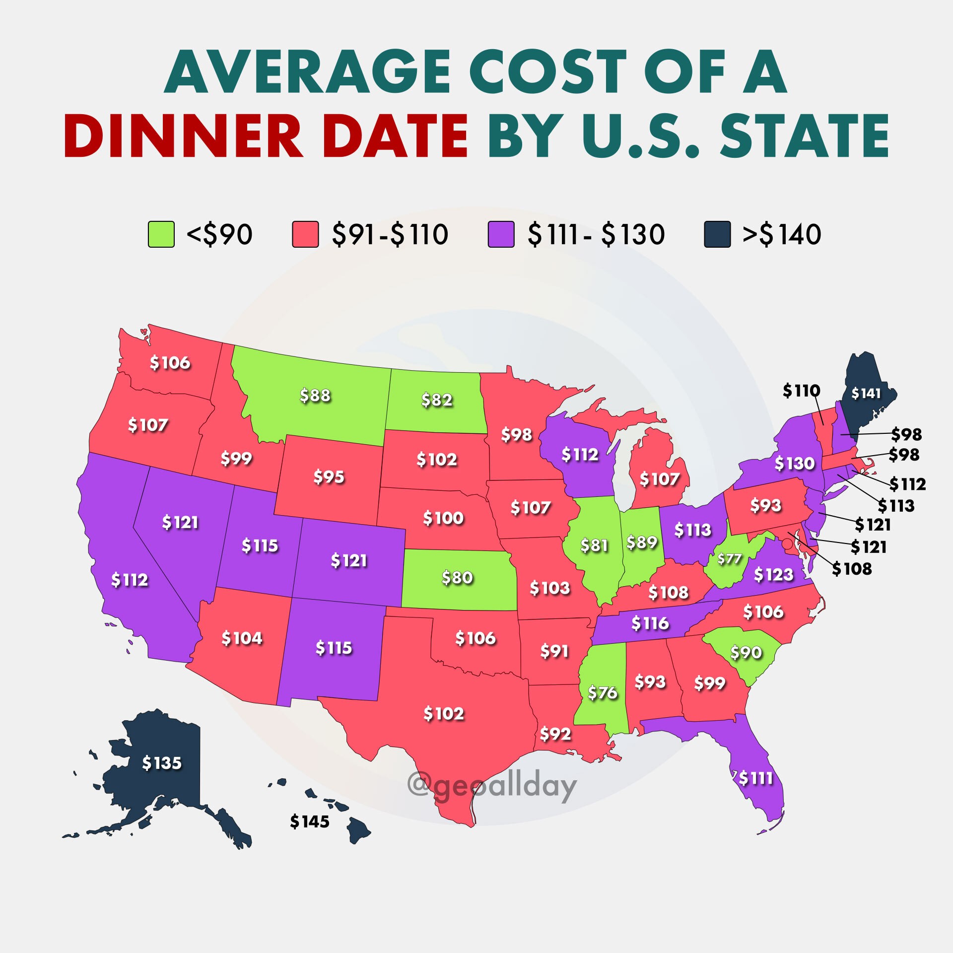 Geo All Day - Which state would spend the most this... | Facebook