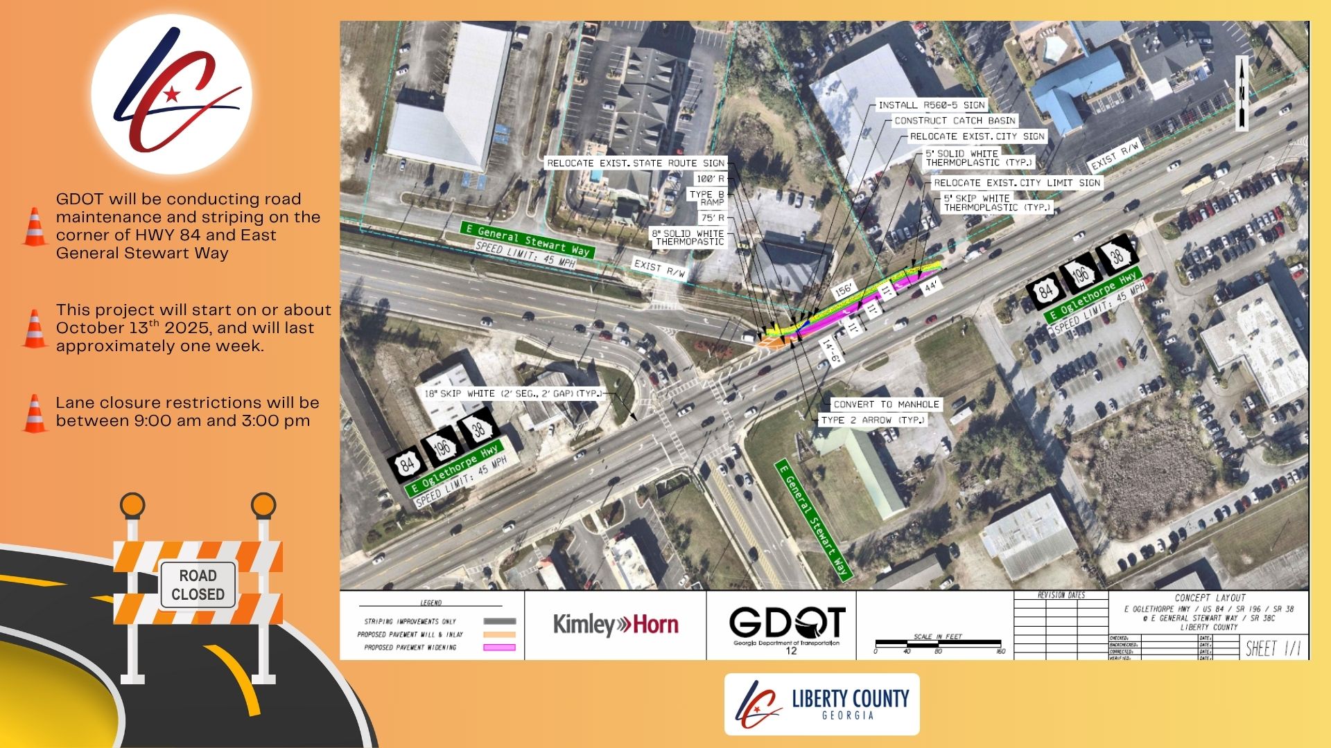 Liberty - Traffic Advisory: Road Maintenance and Striping Scheduled The ...