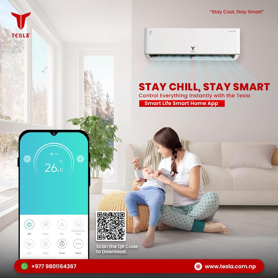 🌬️ Stay Cool, Stay Smart with... - Tesla Air Conditioner | Facebook