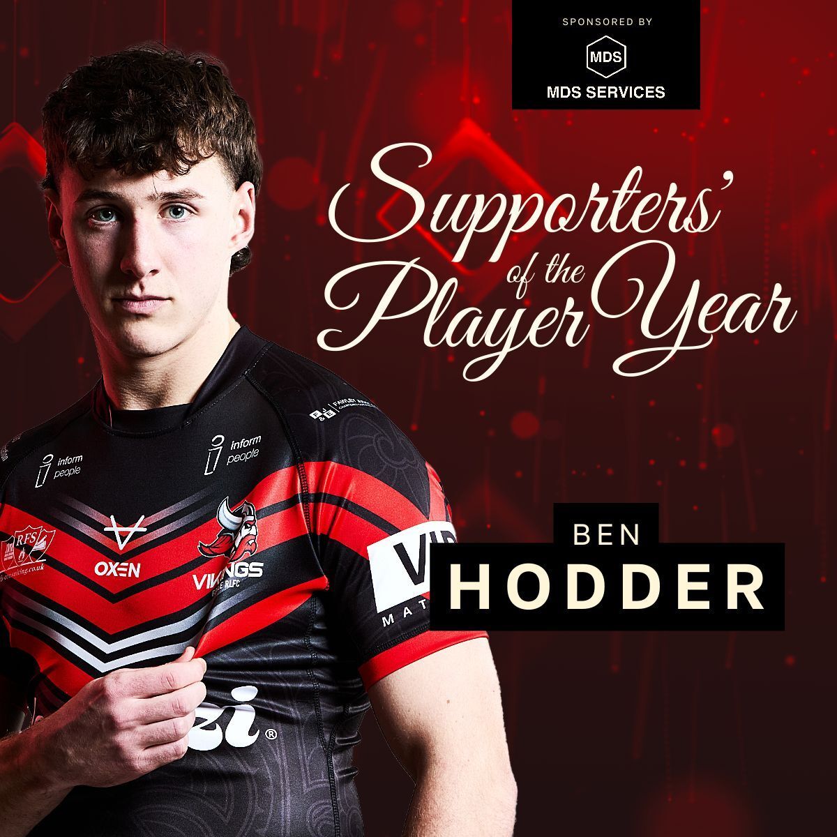As voted by you... Ben Hodder is your... - Goole Vikings RLFC | Facebook