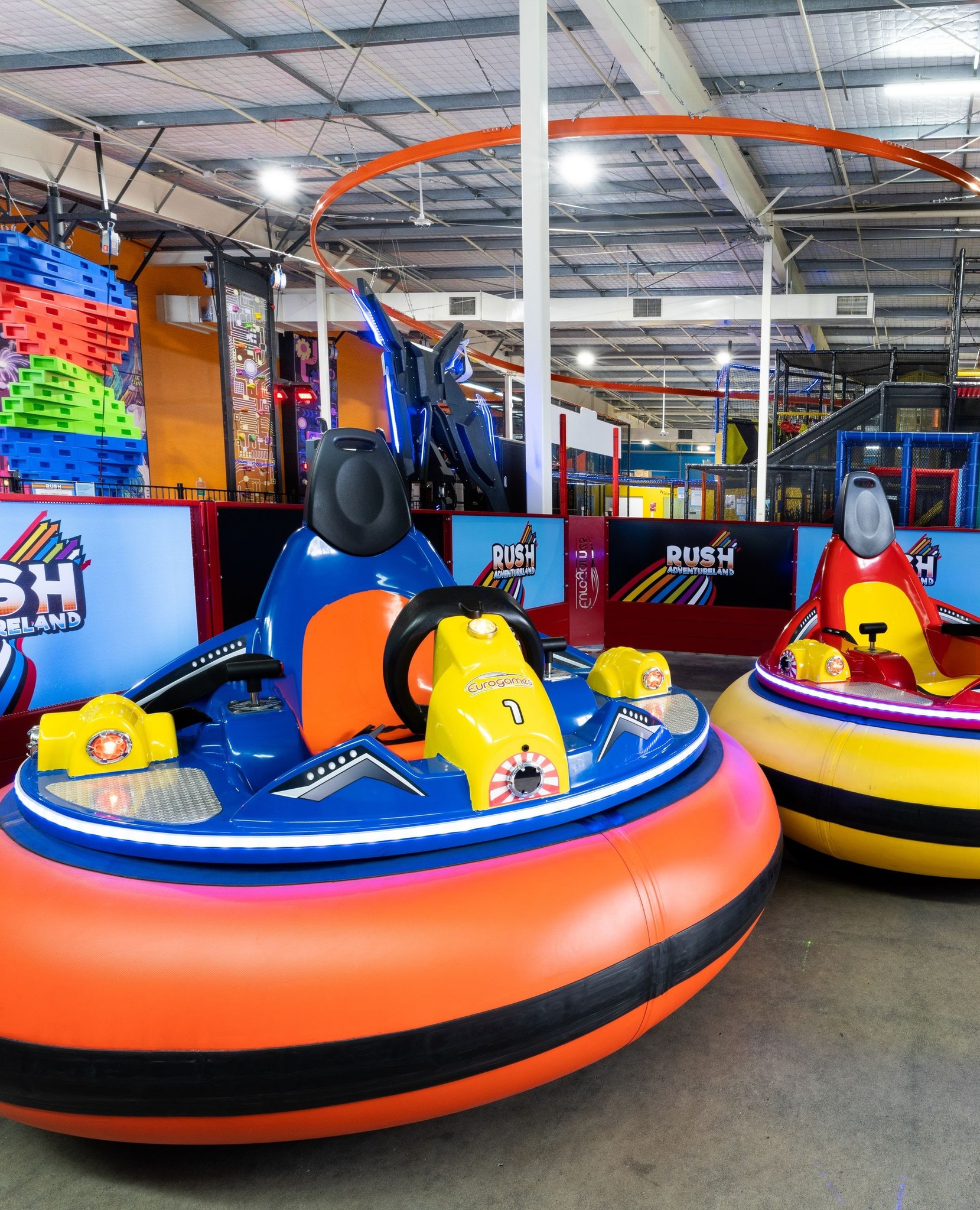 Rush - A new spin on fun! Take a ride on our Hyper Bumper Cars which ...