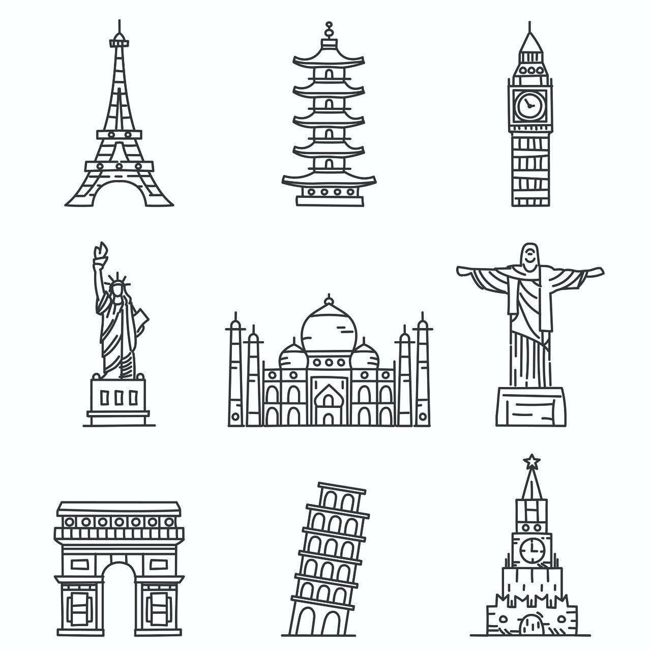 Vectorial - 🌍 New Pack Drop! Explore 9 famous buildings from around the ...