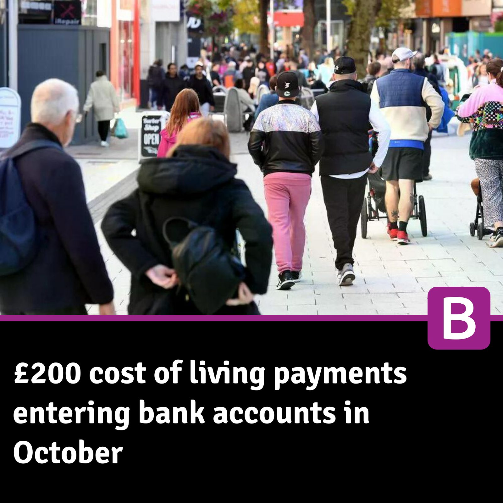 Birmingham - £200 cost of living payments entering bank accounts in ...