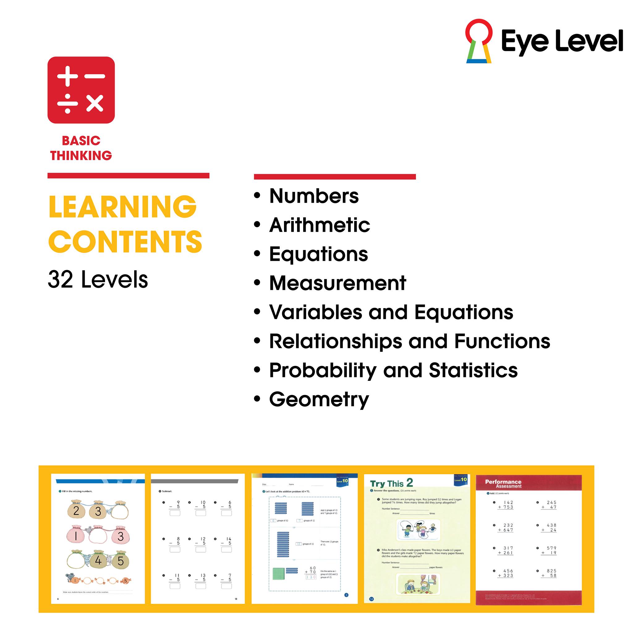 EYE LEVEL MATH CURRICULUM DESIGN... - Eye Level Thailand