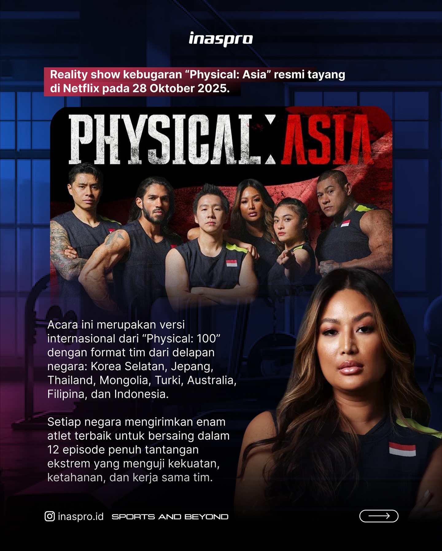 Inaspro - Reality show kebugaran terbesar di Asia akhirnya... | Facebook