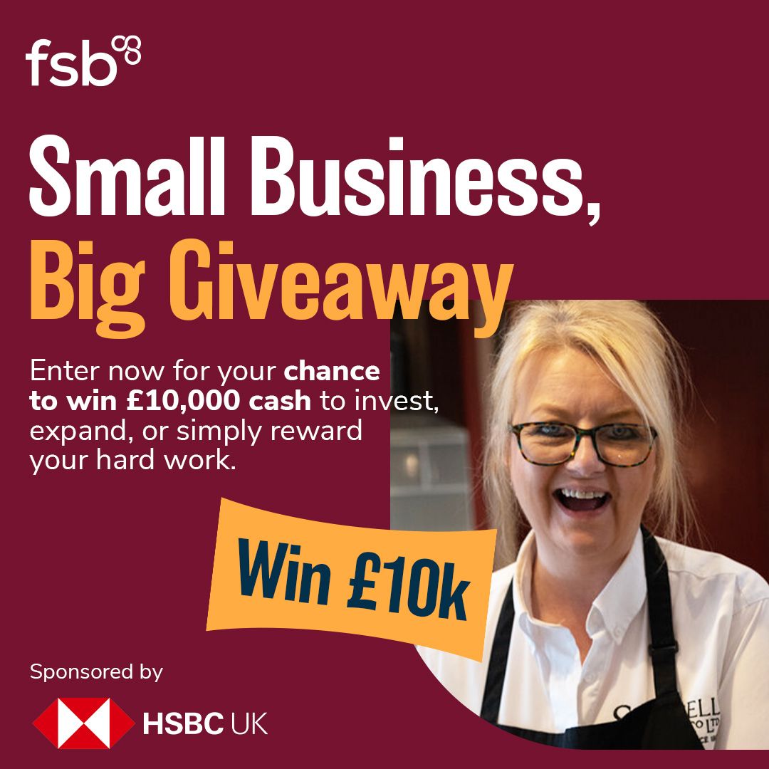 FSB - 📢 Calling all UK small business owners! We’re giving away £10,000 ...