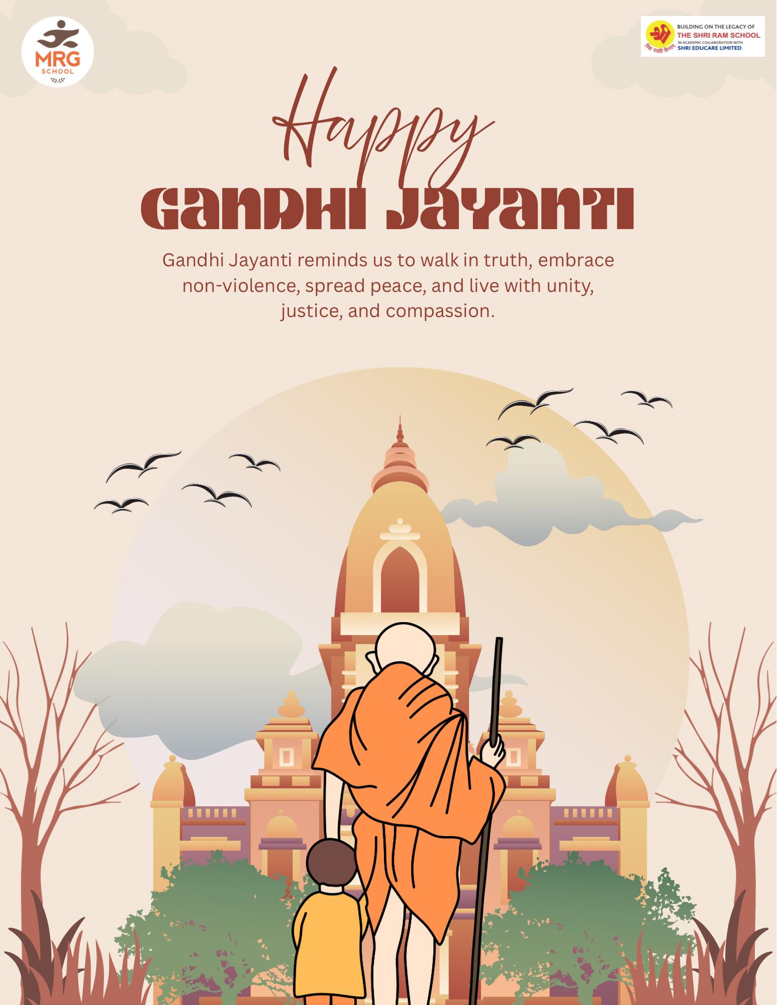 MRG - 🌿 Remembering Mahatma Gandhi on his Jayanti — a symbol of truth ...