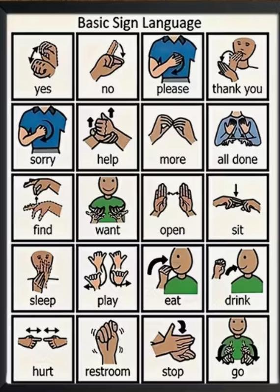Stop - Basic ASL; let’s all be deaf aware ️SDASN ️ | Facebook