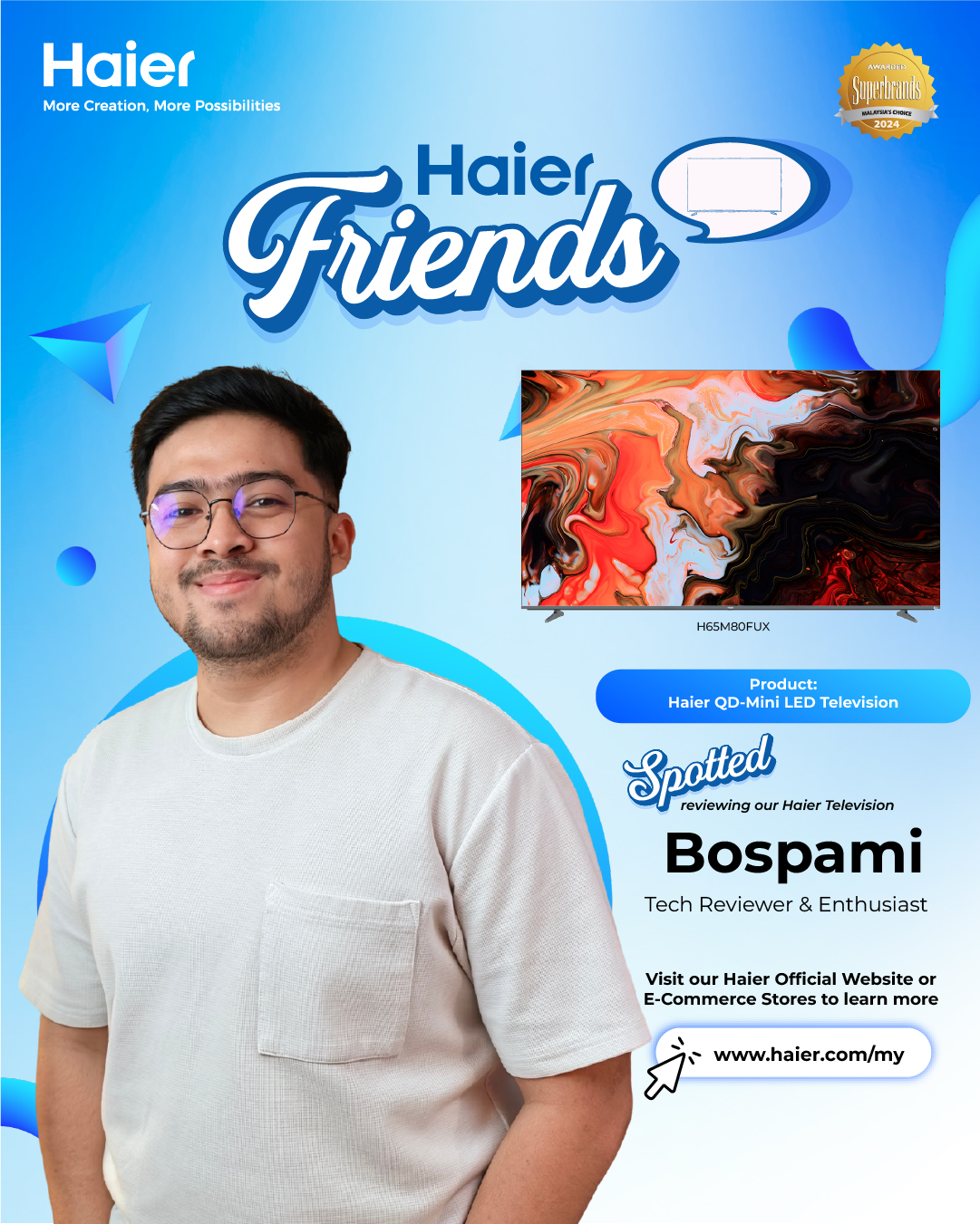 Haier - Sharper contrast, richer colors, and smarter performance — that ...