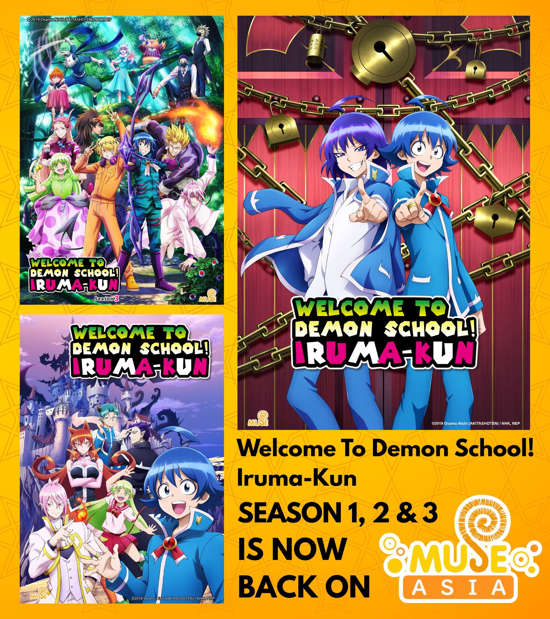 Muse - 【YouTube Program Adjustment】 《Welcome To Demon School! Iruma-Kun ...