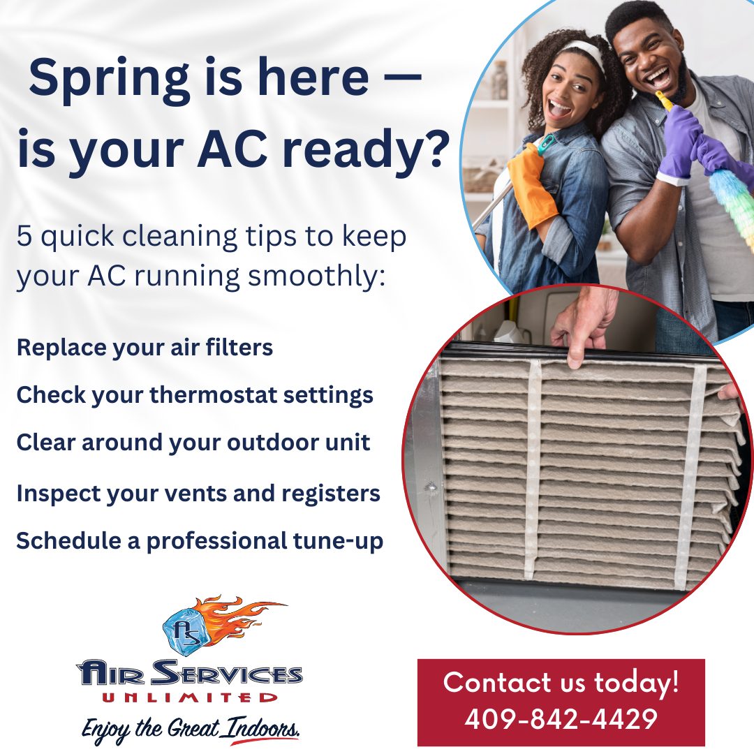 Air - 🌷☀️ Spring is here — is your AC ready? ☀️🌷 Warmer days are coming ...