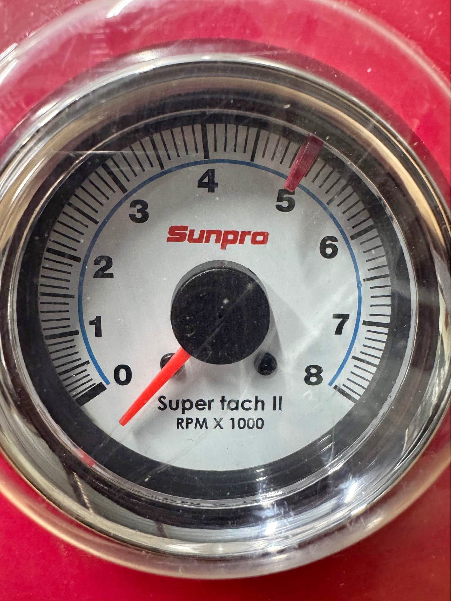SunPro Super Tachometer – Brand New in Package – Vintage RPM Gauge ...