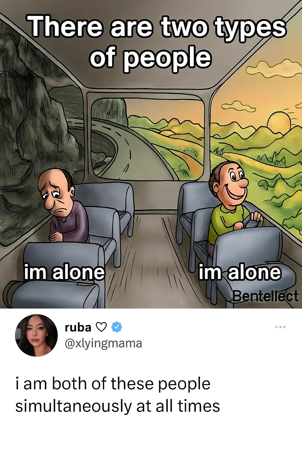 Bentellect - Going through both at once is the worst 😭 | Facebook