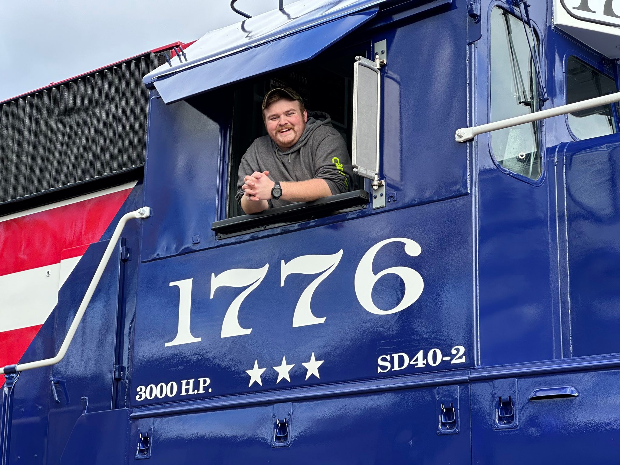 Reading - The man who created the paint scheme for #1776, Conductor ...