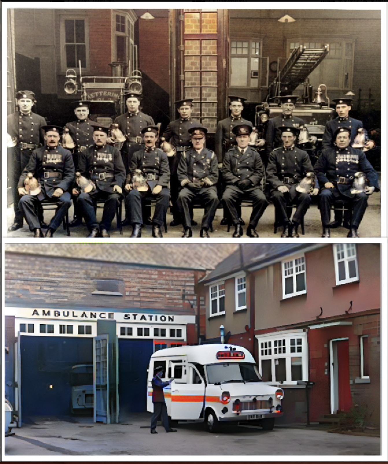 Tony - Another fab photo of Kettering firemen at their former Market ...