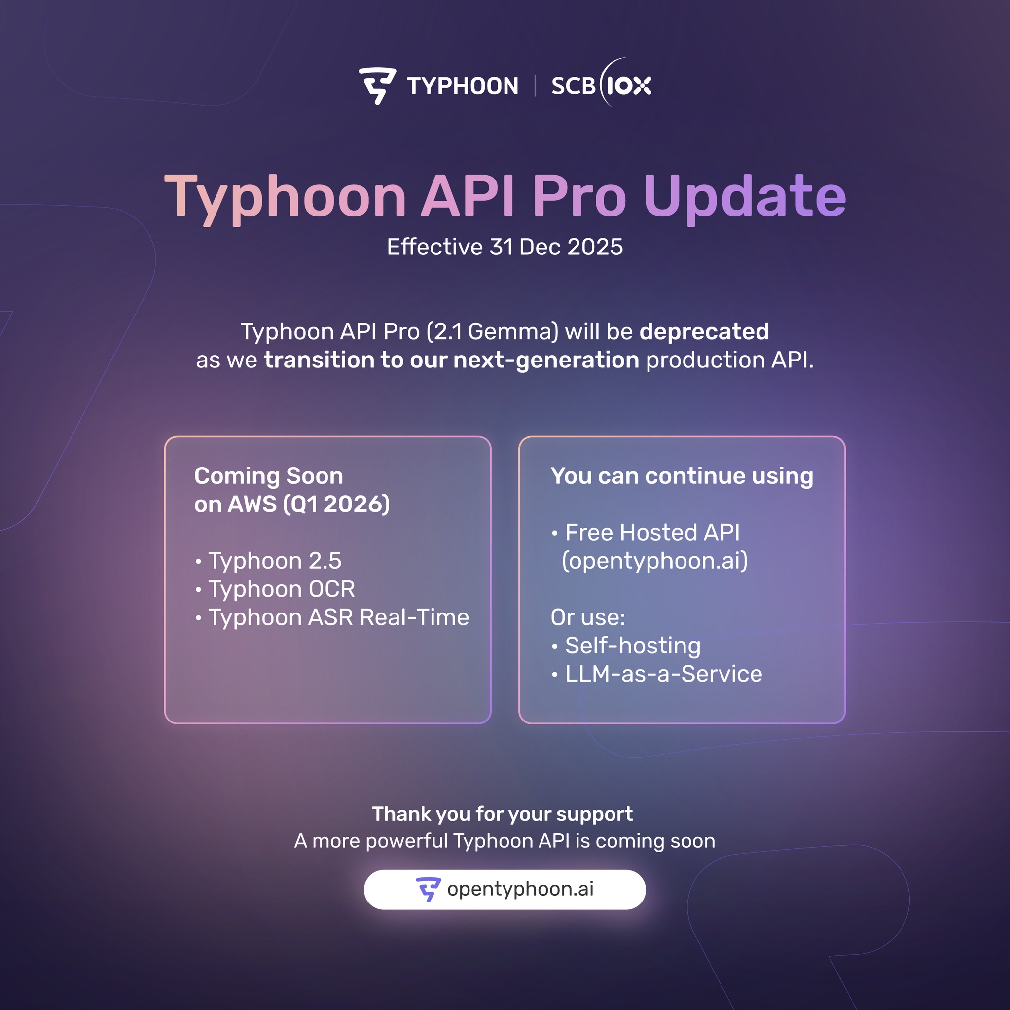 SCB 10X - 📌Typhoon API Pro (บริการ API ระดับ... | Facebook