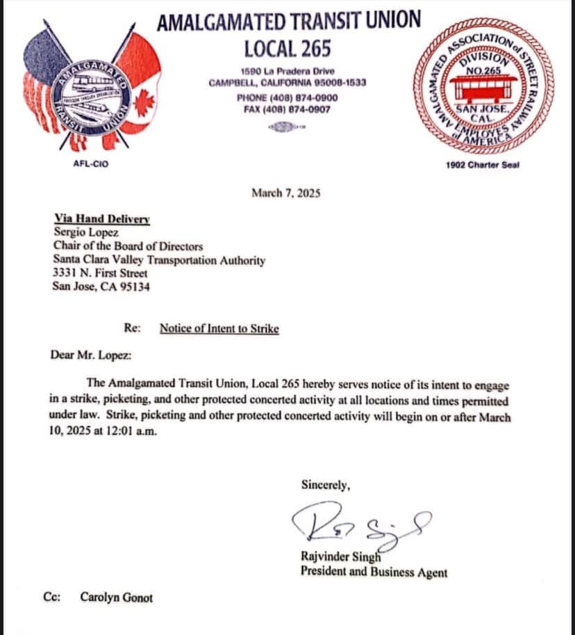 Amalgamated Transit Union Local 265 | Campbell CA