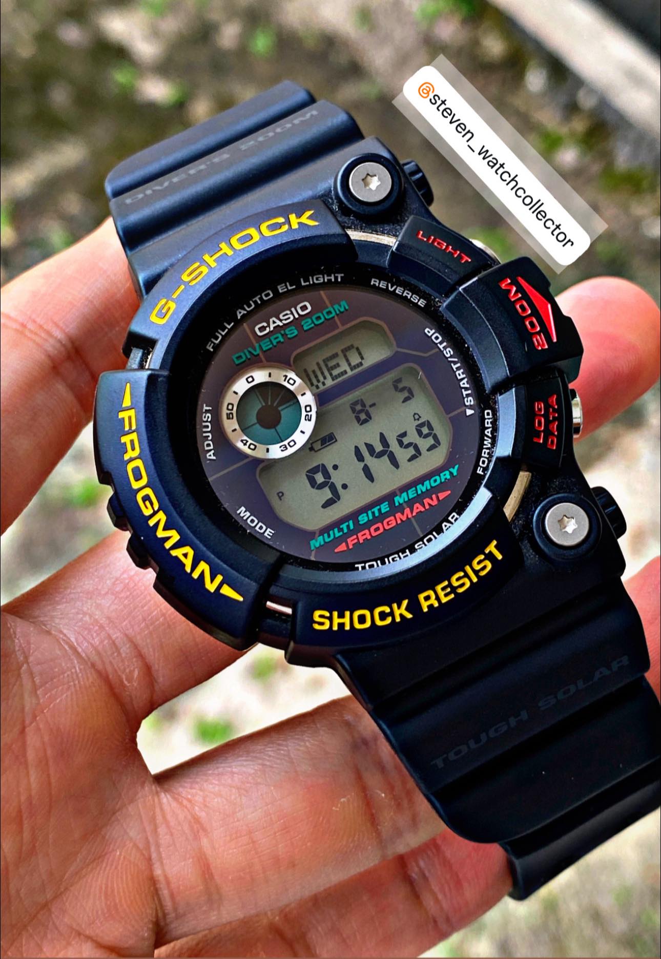 Info 🇯🇵The Final Frogman with titanium Backcase frogman GW-200Z