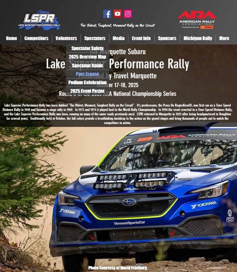 Lake Superior Performance Rally (LSPR) | Marquette MI