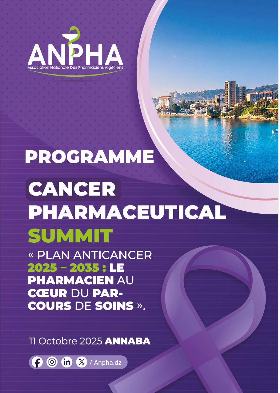 ANPHA - Association Nationale des Pharmaciens Algériens | Facebook