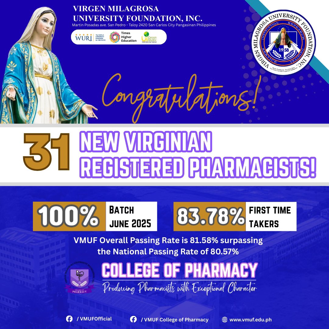 VMUF College of Pharmacy added... - VMUF College of Pharmacy