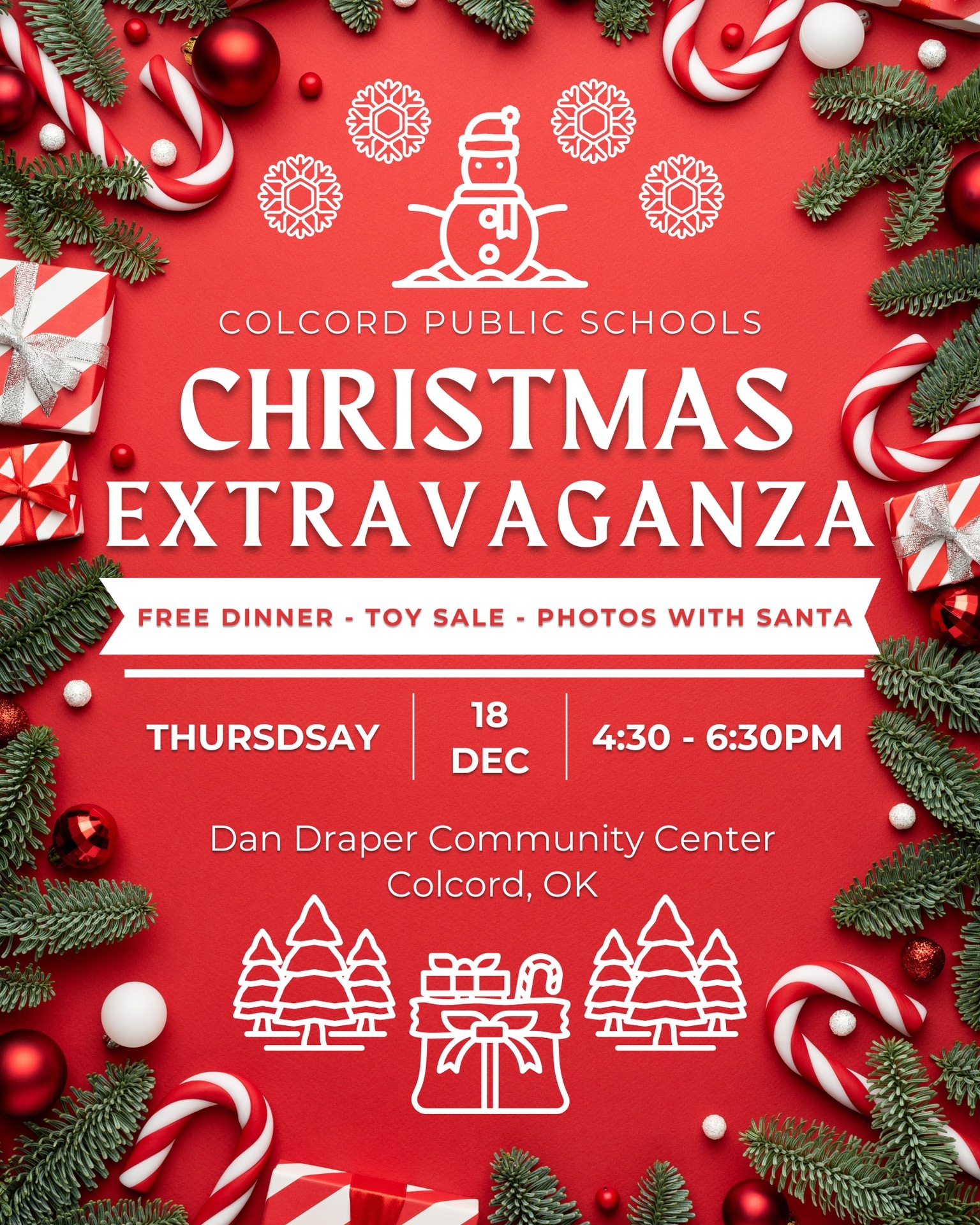 Colcord Schools - Our Annual Christmas Extravaganza is ONE... | Facebook