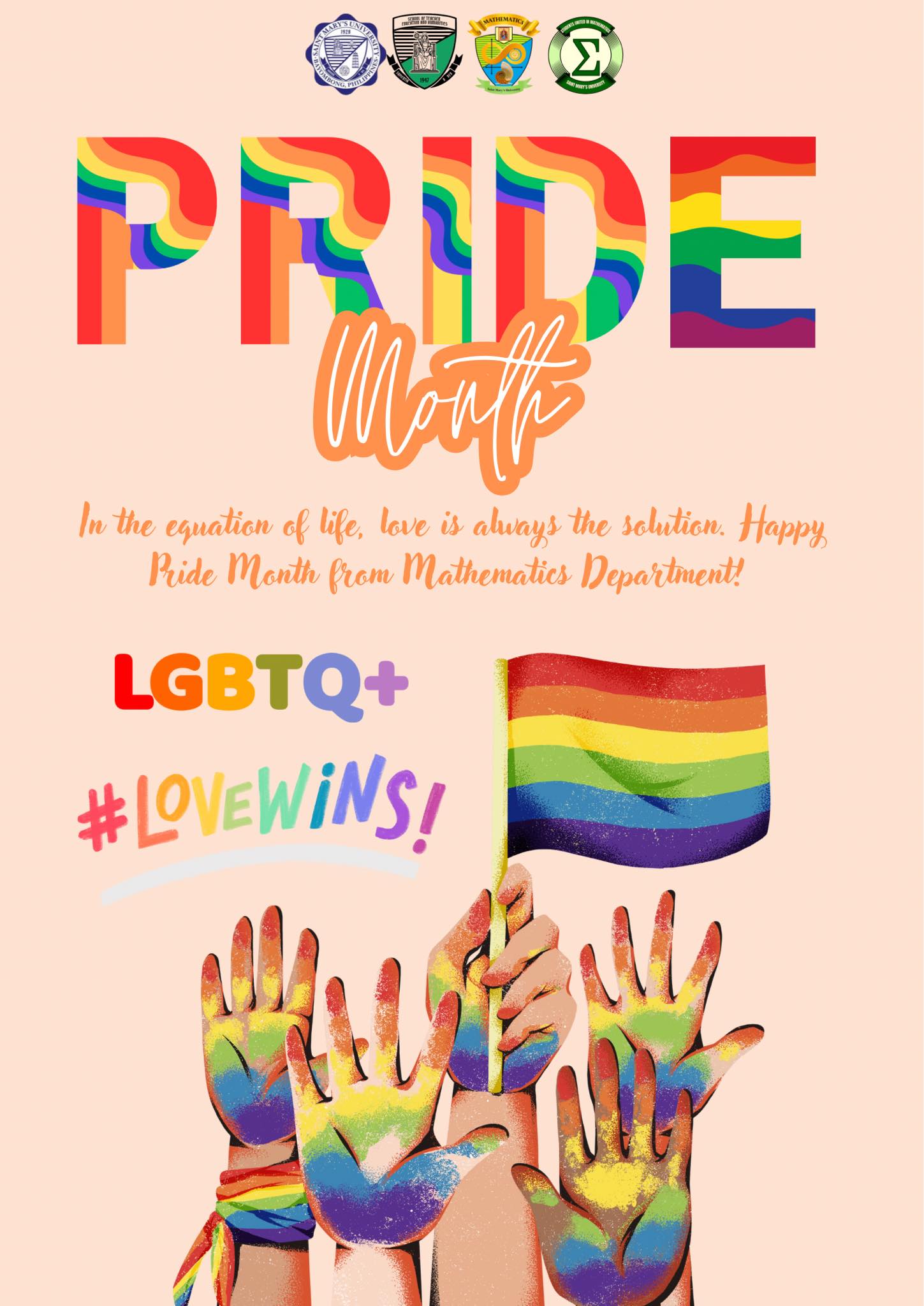 SMU-Mathematics - 🌈 Love is a universal constant, and in our equation ...