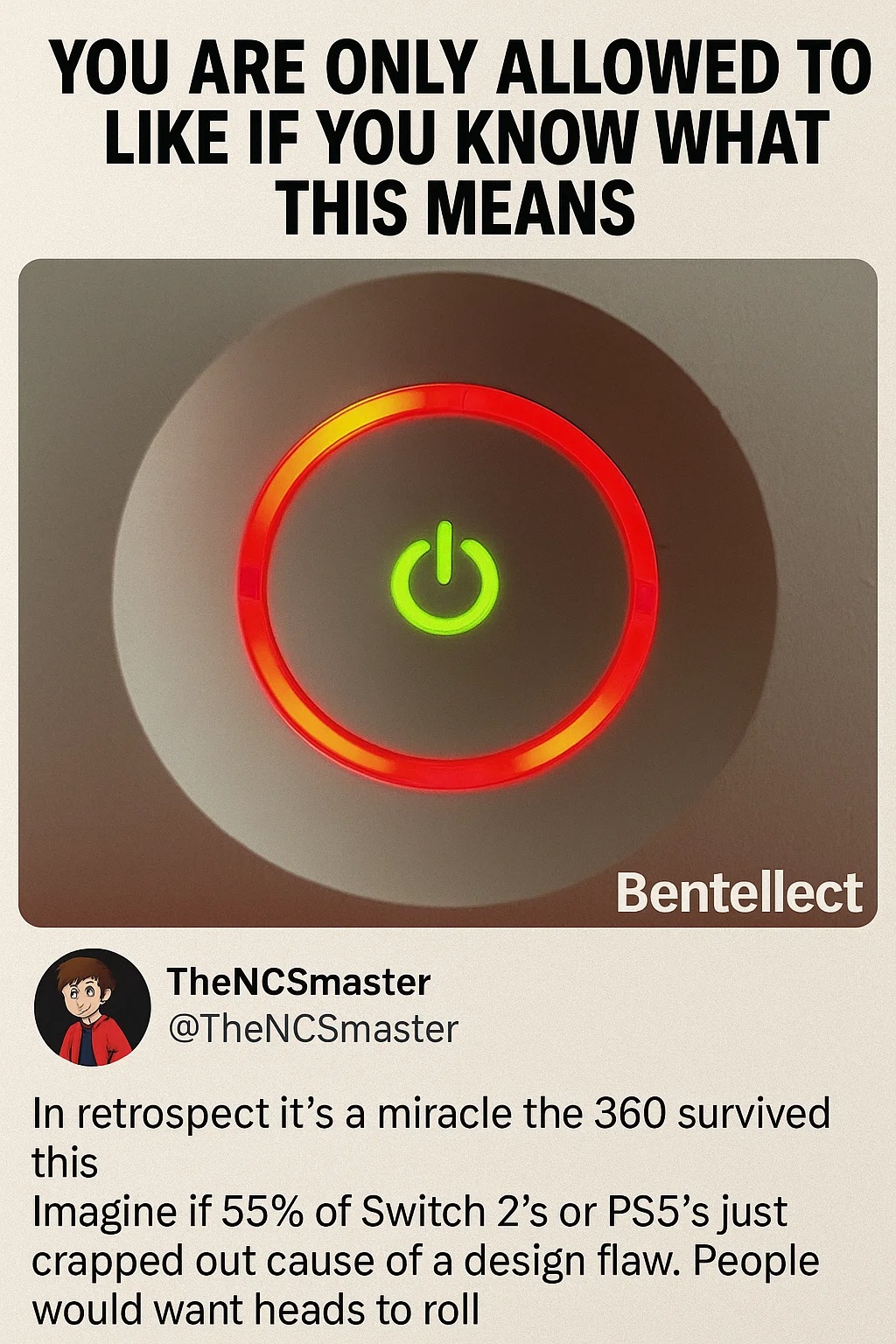 Bentellect - “Listen—let’s be real. The 360 only made it because it had ...