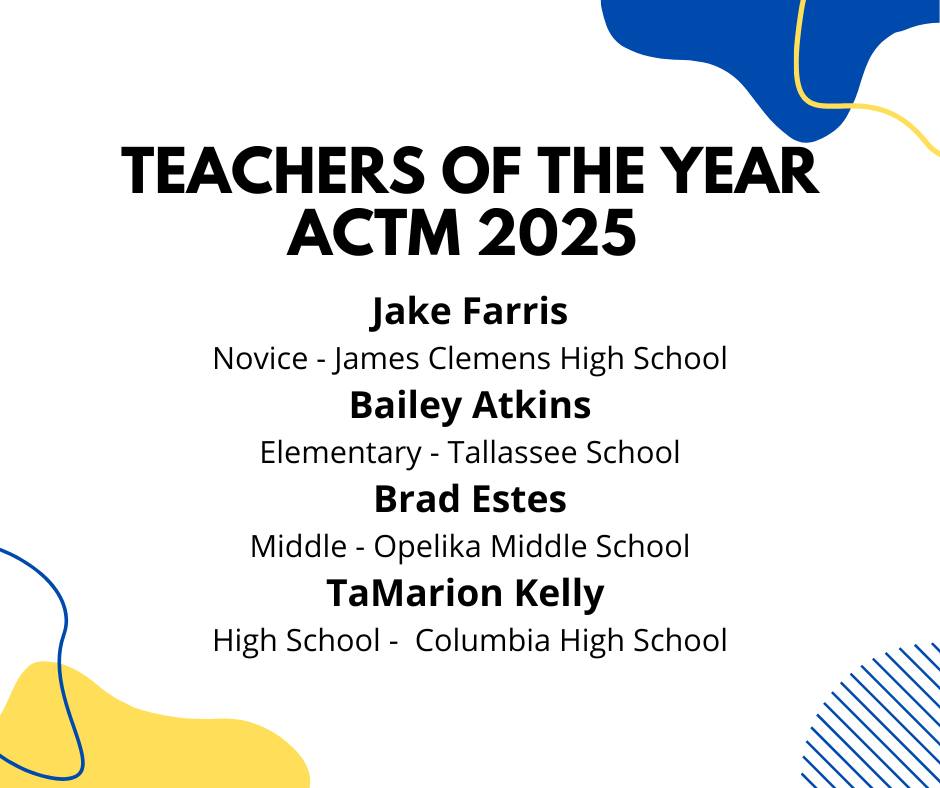 Congrat... - Alabama Council of Teachers of Mathematics (ACTM) | Facebook
