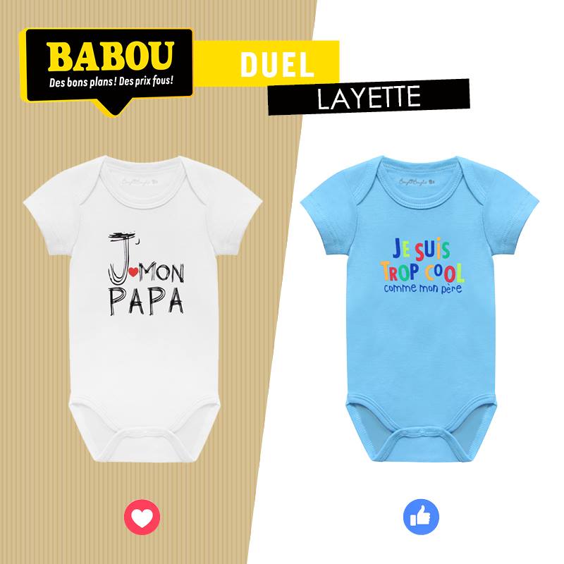 Bodies bébé 1ère fête des pères à acheter en ligne