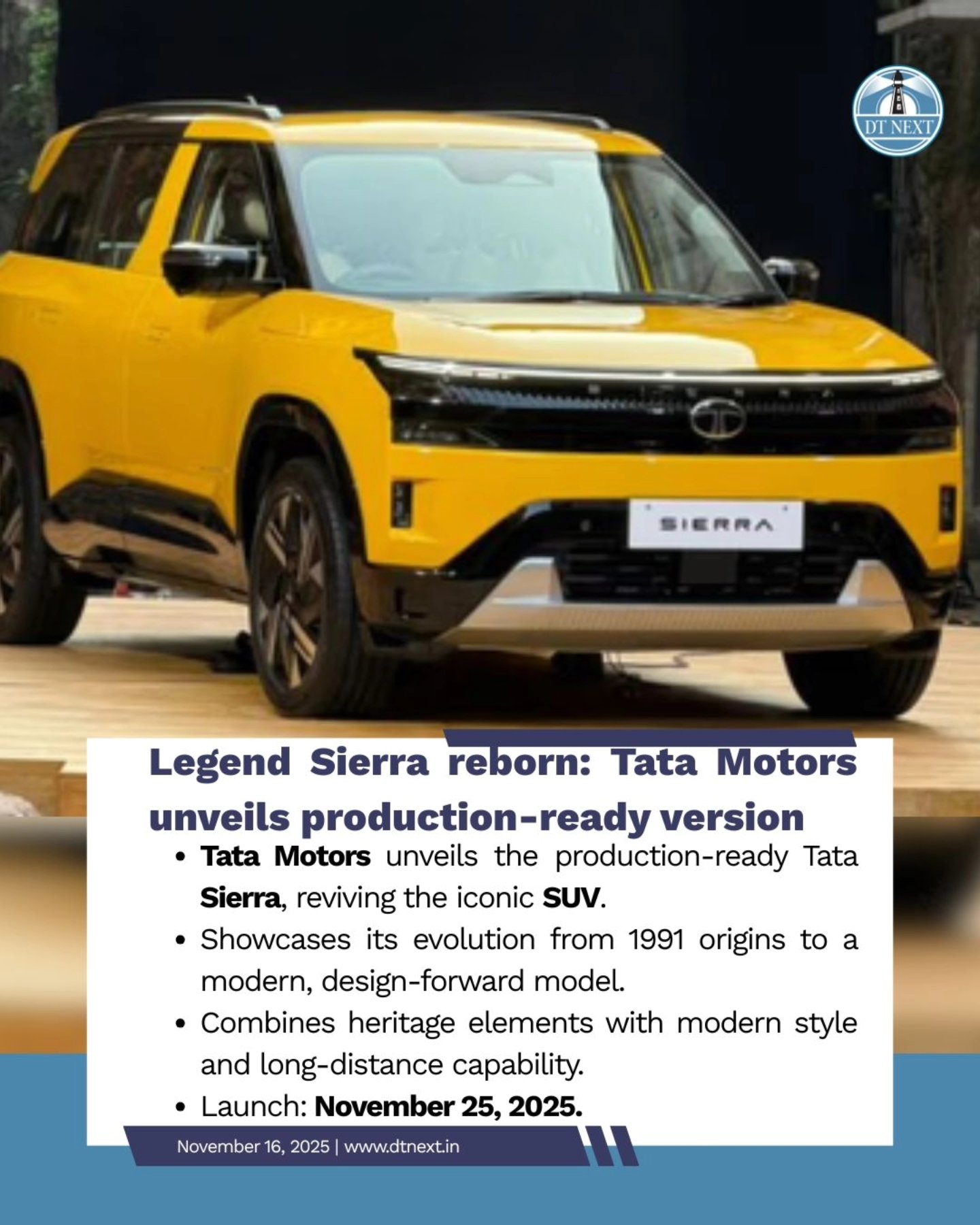 DTNext - Tata Motors has unveiled the production-ready... | Facebook