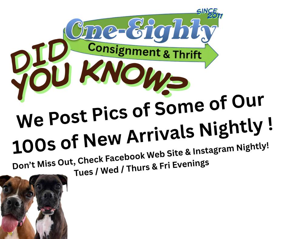 One-Eighty... - One-Eighty Consignment & Thrift Shoppe