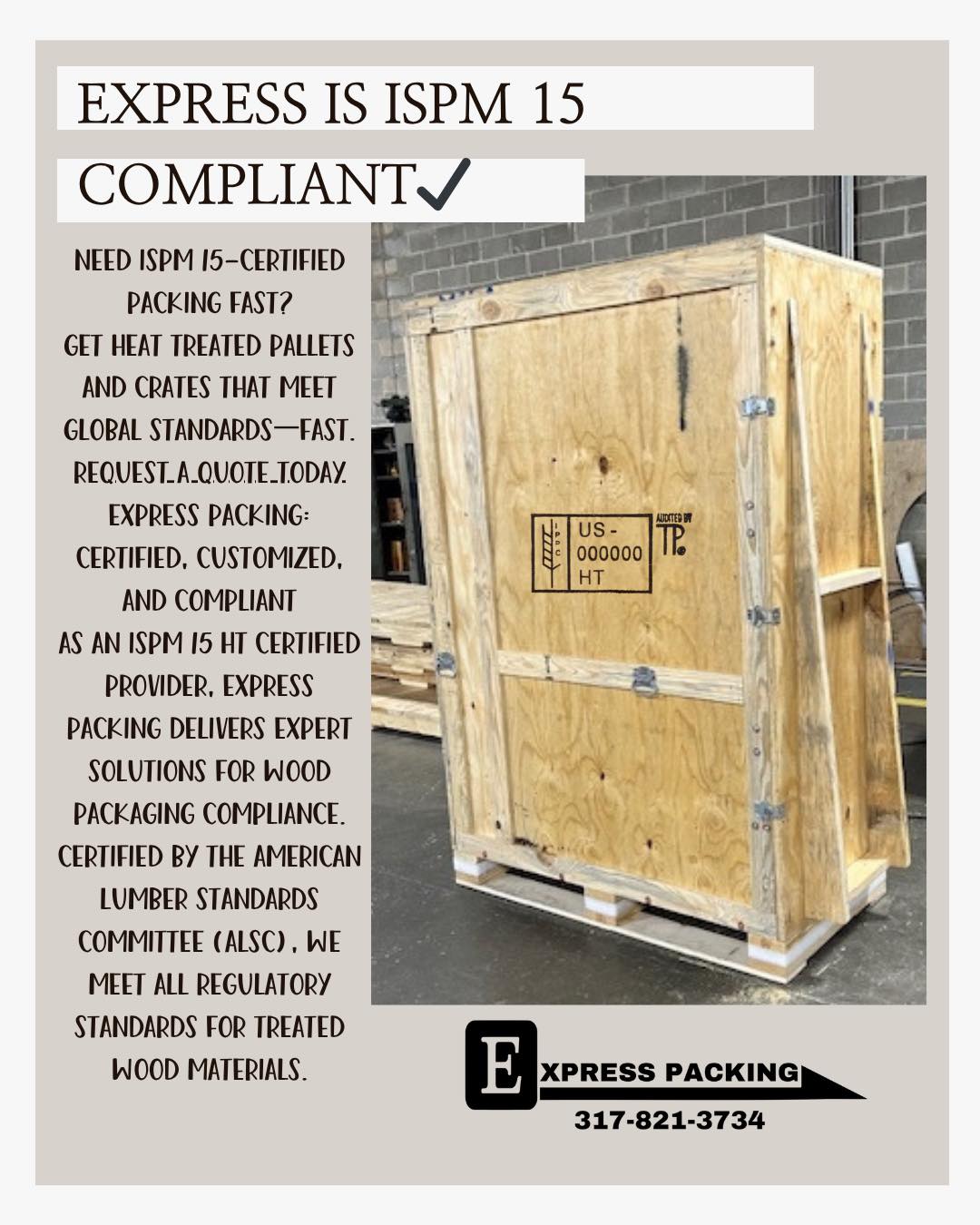 Express Packing - Express Packing is fully compliant with... | Facebook