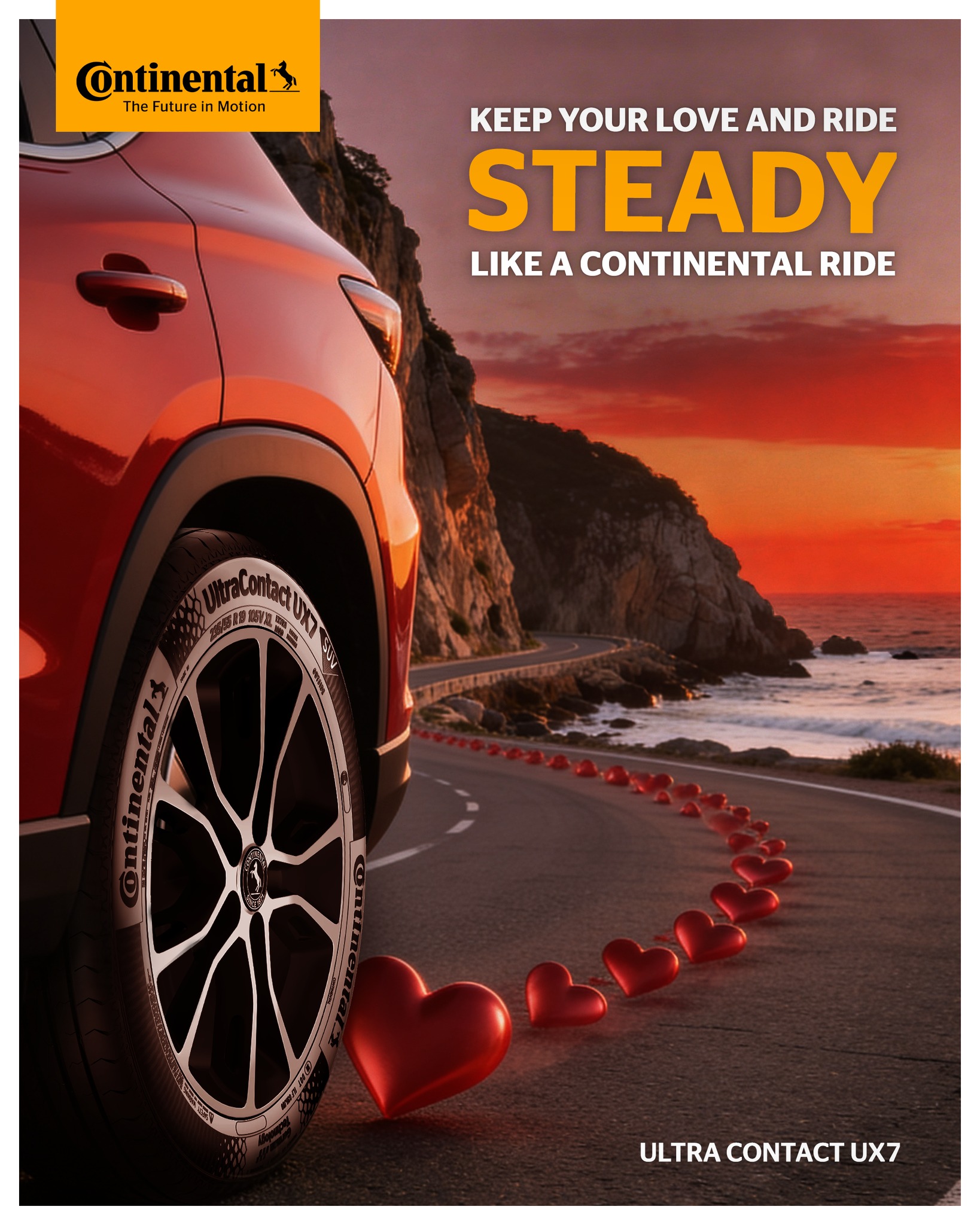 Continental - Roses fade, chocolates disappear… but love and smooth ...